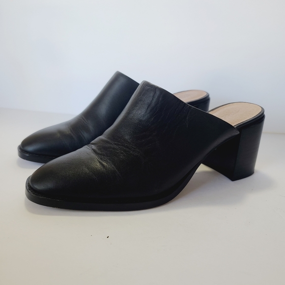 Madewell The Macarro Mule In Black Size 9.5 - Picture 3 of 9